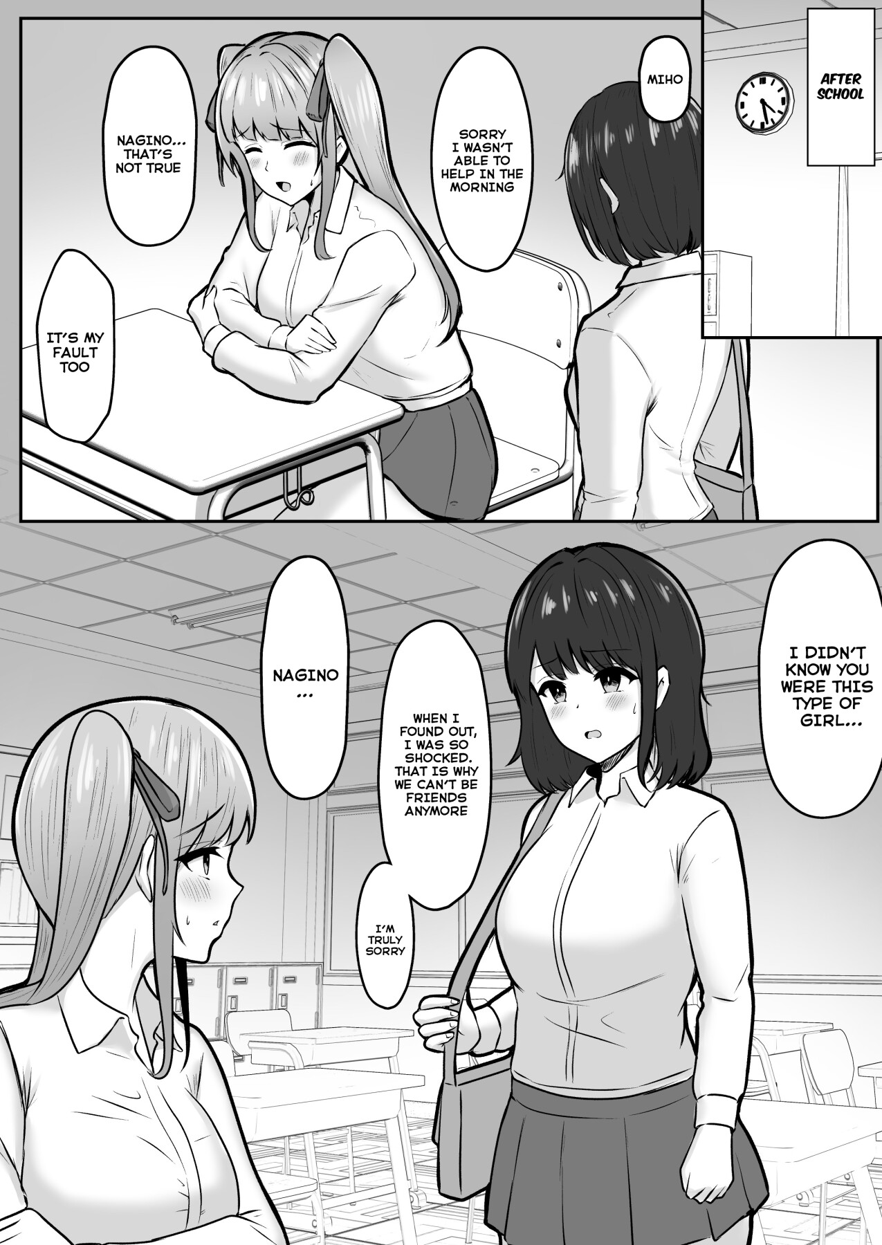 Hentai Manga Comic-My Boyfriend Is Cuckold By My Sister Who Is A Landmine ~Ria Mitsuru's Older Sister And Her Younger Sister Who Works With Papa~-Read-7